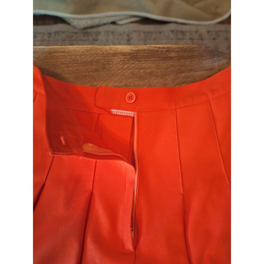 Varsity Brand Thick Orange And White And Gray Cheerleader Skirt - Picture 5 of 10